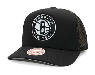 Kappe Mitchell & Ness - Evergreen Trucker - Brooklyn Nets - Black