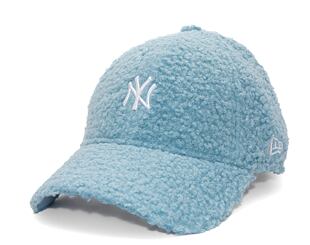 Damen Kappe New Era - 9FORTY Womens MLB Borg - NY Yankees - Sky Blue / White