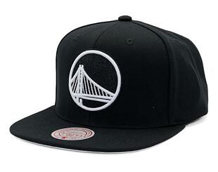 Kappe Mitchell & Ness - Evergreen Black/White Snapback - Golden State Warriors - Black