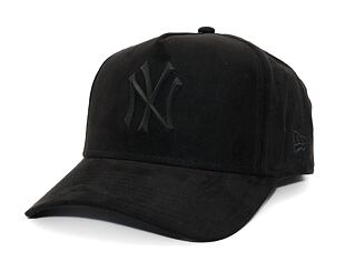 Kappe New Era - 9FORTY A-Frame MLB Faux Suede - NY Yankees - Black