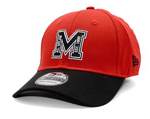 Kappe New Era - M Logo 39THIRTY - AC Milan - Scarlet / Black