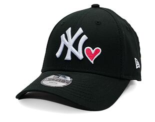 Kinder Kappe New Era - MLB Heart 9FORTY - NY Yankees - Black / White