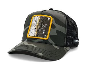 Kappi Capslab - Trucker Looney Tunes Bugs Bunny - Metall/Camouflage