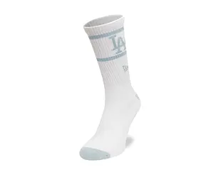 Socken New Era - MLB Seasonal Crew - LA Dodgers - White / Pastel Blue