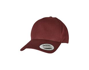 Kappe Yupoong 5-Panel Curved Classic Snapback burgundy