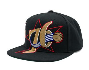 Kappe Mitchell & Ness - Philadelphia 76Ers - Big Time Snapback Hwc - Black