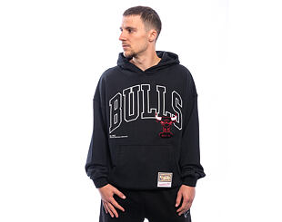 Pullover Mitchell & Ness - NBA Logo Over Hoodie - Chicago Bulls - Black