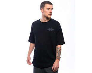 T-Shirt New Era - Branded Waffle Oversized Tee - Black