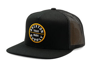 Kappe Brixton Oath MP Trucker Hat - Black/Black