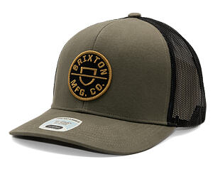 Kappe Brixton - Crest Mp Mesh Cap - Military Olive