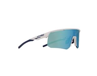 Sonnenbrille Red Bull - Spect Riddle - Matte White/Smoke/Blue Mirror