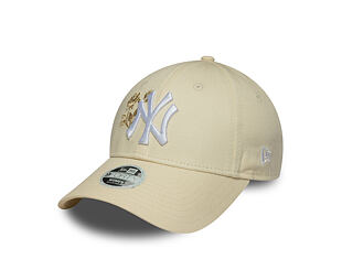 Damen Kappe New Era - MLB Roses 9FORTY - NY Yankees - Cream