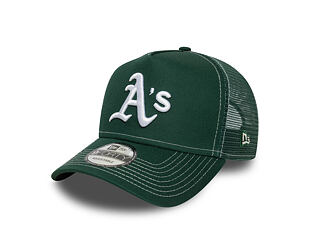 Kappe New Era - MLB Contrast Stitch WS Retro 9FORTY Trucker - Oakland Athletics - Dark Green