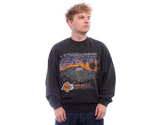 Pullover New Era - NBA Washed Graphic Crewneck - LA Lakers - Black