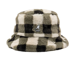 Kangol - Faux Fur Bucket - Black Check