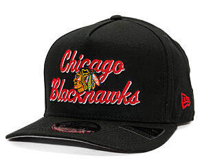 Basecap New Era - NHL Chainstitch 9FIFTY A-Frame - Chicago Blackhawks - Black