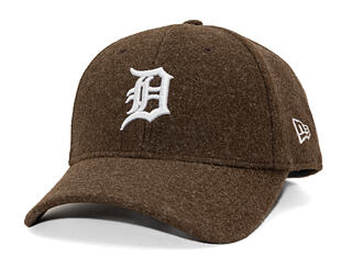 Kappe New Era - MLB Melton Wool 9FORTY - Detroit Tigers - Brown / White