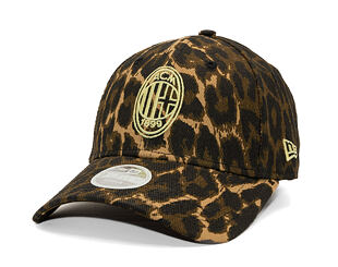 Damen Kappe New Era -  Leopard 9FORTY - Ac Milan - Brown