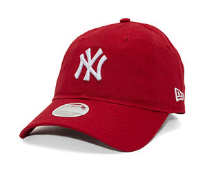 Damen Kappe New Era - MLB Essential Midi Logo 9TWENTY - NY Yankees - Pinot Red