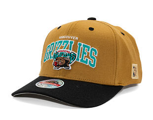 Kappe Mitchell & Ness - NBA Team Arch Snapback - Vancouver Grizzlies - Brown / Black