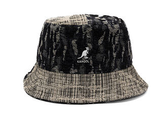 Hut Kangol - TRENDS PACK - Denim Mashup Bucket - Black Topstitch