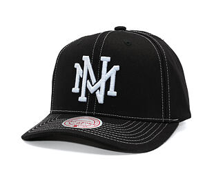 Kappe Mitchell & Ness  - Branded Baseline -Pro Crown Snapback - Black