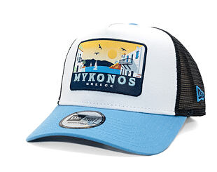 Kappe New Era - Branded Location Patch 9FORTY A-Frame Trucker - Blue