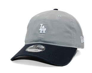 Kappe New Era - MLB Mini Logo Washed Contrast 9TWENTY - LA Dodgers - Grey / Navy
