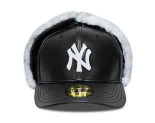 Kappe New Era - MLB Image Drop Faux Fur Dog Ear 59FIFTY - NY Yankees - Graphite