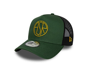 Kappe New Era - Seasonal 9FORTY A-Frame Trucker - AS Roma - Cilantro Green
