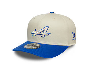 Kappe New Era - F1 Contrast Visor 9SEVENTY Stretch-Snap - Alpine Racing - Ivory