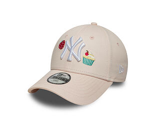 Kinder Kappe New Era - MLB Food Icon 9FORTY - NY Yankees - Blush Pink