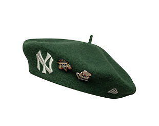 Baskenmütze New Era - MLB IMAGE DROP Retro Pin Beret - NY Yankees - Green