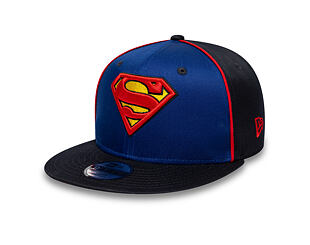 Kinder Kappe New Era - DC Piping 9FIFTY - Superman - Royal / Navy