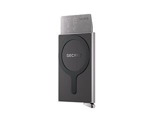 Kartenetui Secrid - Cardprotector Fluted for Magsafe Premium - Silver