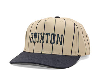 Kappe Brixton - Homerun Snapback - Off White/Washed Navy