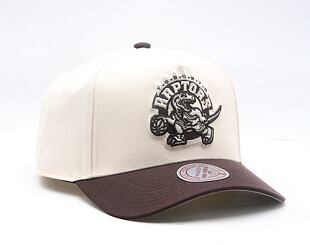 Kappe Mitchell & Ness - NBA Brown And Cream Pro Snapback Hwc - Toronto Raptors - Cream