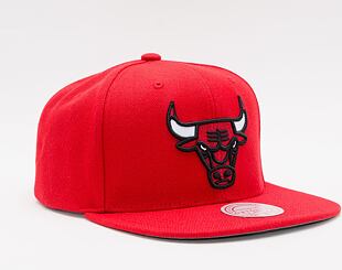 Kappe Mitchell & Ness - NBA Team Ground 2.0 Snapback - Chicago Bulls - Red