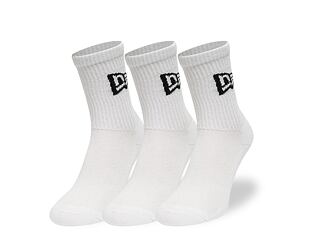 Socken New Era - Flag Crew 3Pack - White
