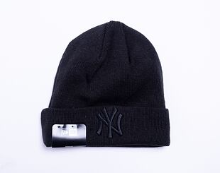 Mütze NEW ERA MLB Essential Cuff Knit - NY Yankees - Black / Black
