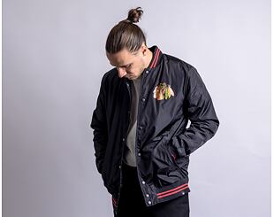 Jacke '47 Brand NHL Chicago Blackhawks Core Poly Fill '47 Drift Track Jacket Jet Black