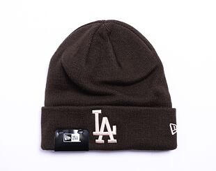 Mütze New Era MLB League Essential Cuff Beanie - LA Dodgers - Brown / Stone