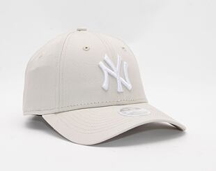Damen Kappe New Era - 9FORTY League Essential - NY Yankees - Stone / White