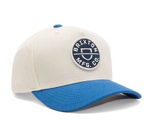 Kappe Brixton Crest C MP Snapback Whitecap Pacific Blue