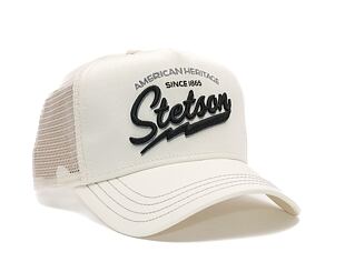 Kappe Stetson - Trucker Cap American Heritage Classic - Off-White