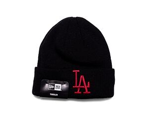 Kinder Mütze New Era MLB Kids League Essential Beanie - LA Dodgers - Black / Cardinal