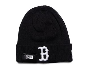 Mütze New Era MLB League Essential Cuff Beanie Boston Red Sox Black / White