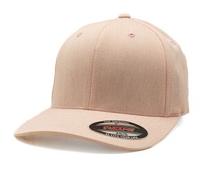 Kappe Yupoong Flexfit Pastel Melange Cap Peach