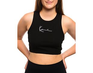 Damen Tanktop Karl Kani Small Signature Essential Racer Rib Top black