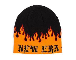Mütze New Era - Knit Thin Flame Skull Knit - Orange